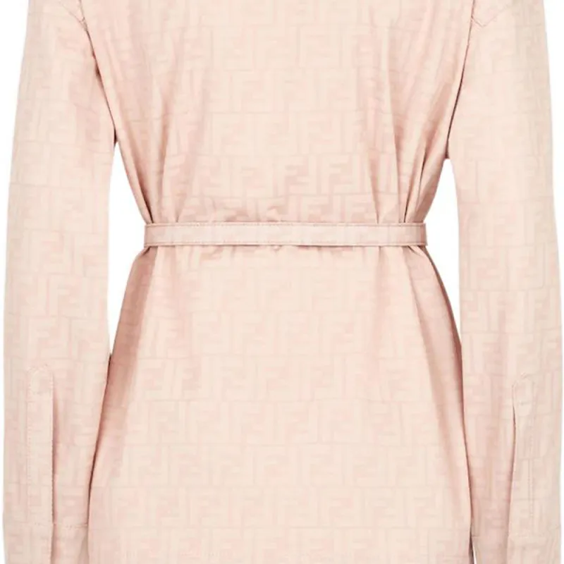 FENDI SS22 Denim Jacket Women's Pink-4