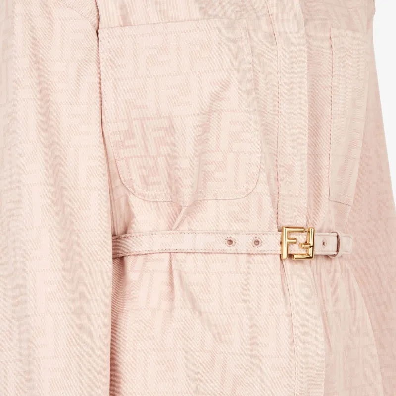 FENDI SS22 Denim Jacket Women's Pink-3