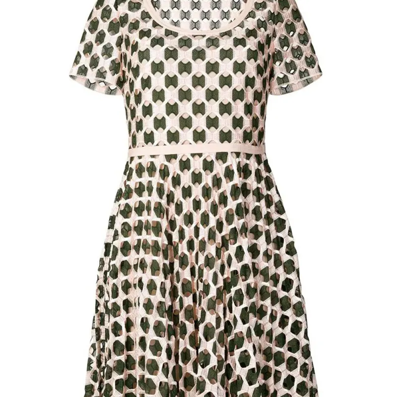 FENDI SS22 Long-Sleeved Dresses Women's Umber-1