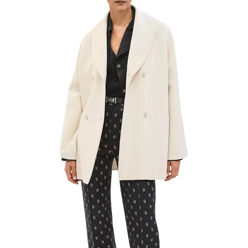 HERMES Coats Women's White-1