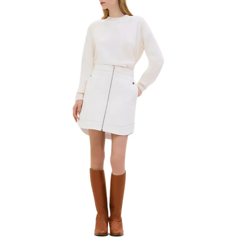 HERMES Casual Short Skirts Women's White-1