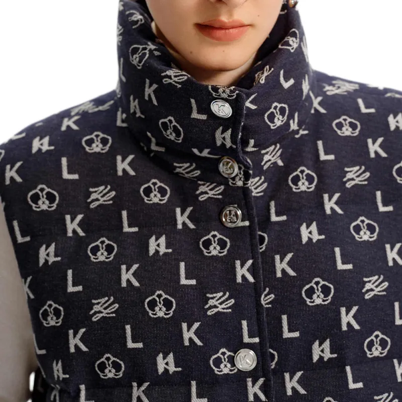 KARL LAGERFELD FW24 Down Jacket Women's Blue-4