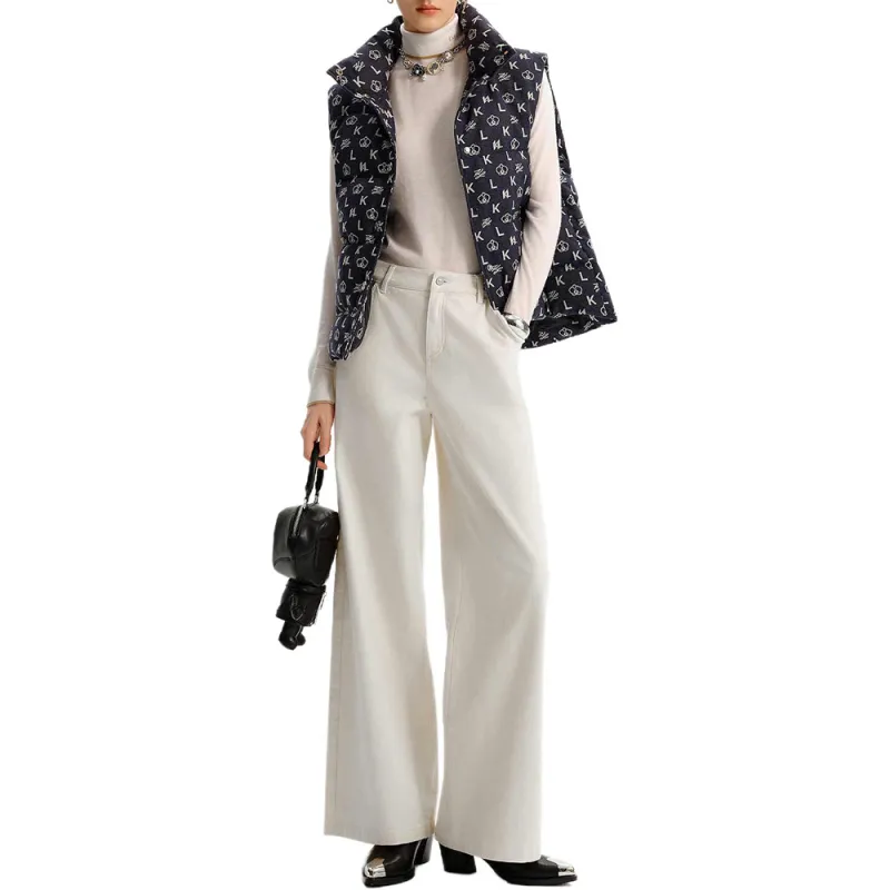 KARL LAGERFELD FW24 Down Jacket Women's Blue-3