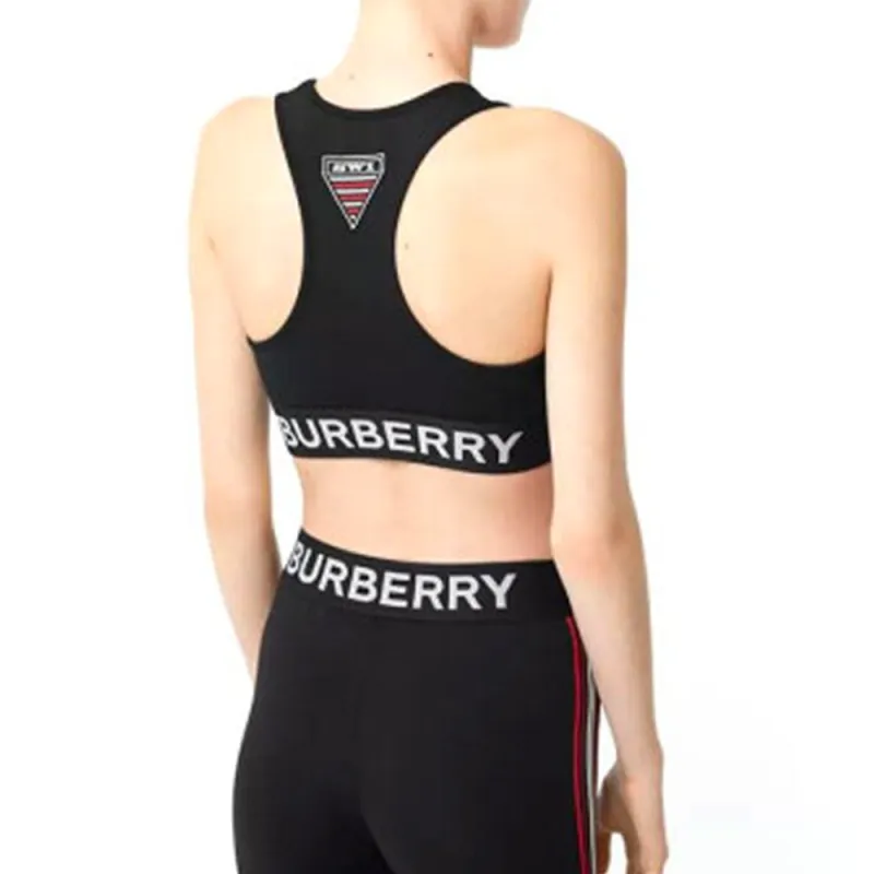 Burberry Logo Stretch Jersey Bra-2