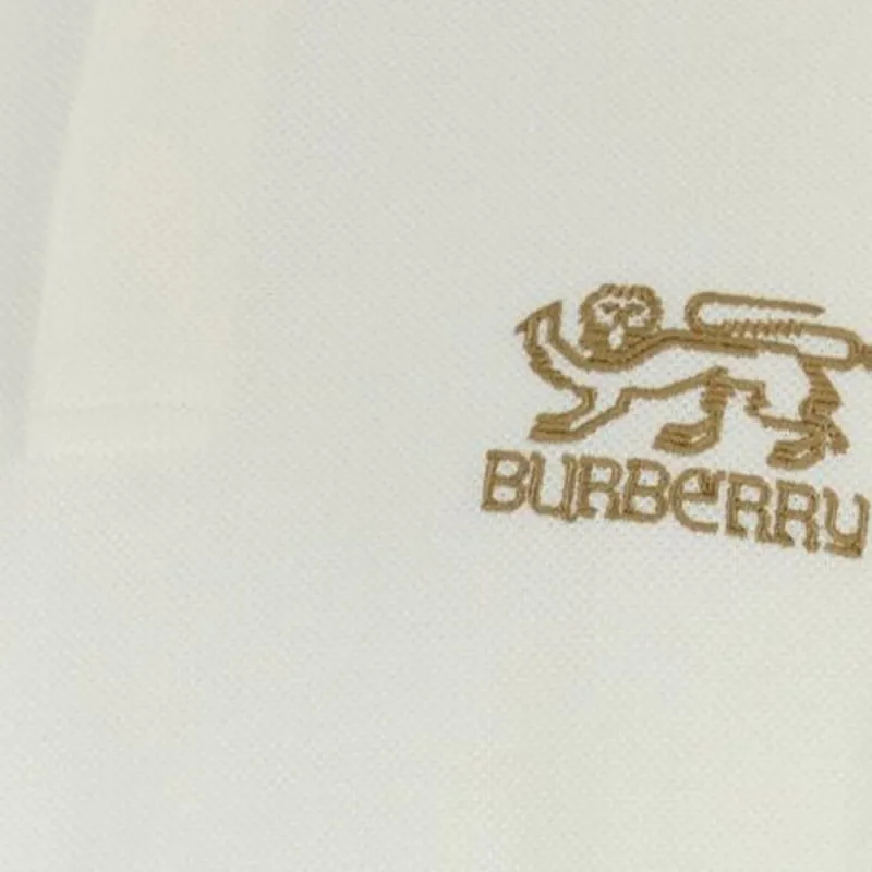 Burberry Logo Embroidered Polo Shirt-2