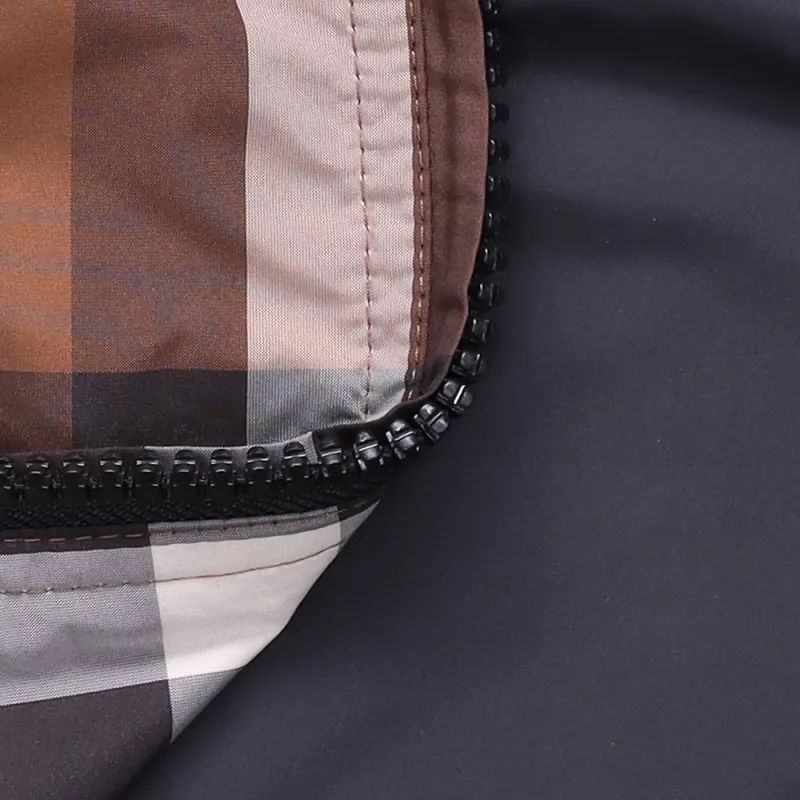 Burberry Hooded Jacket 'Dark Brown Check'-5