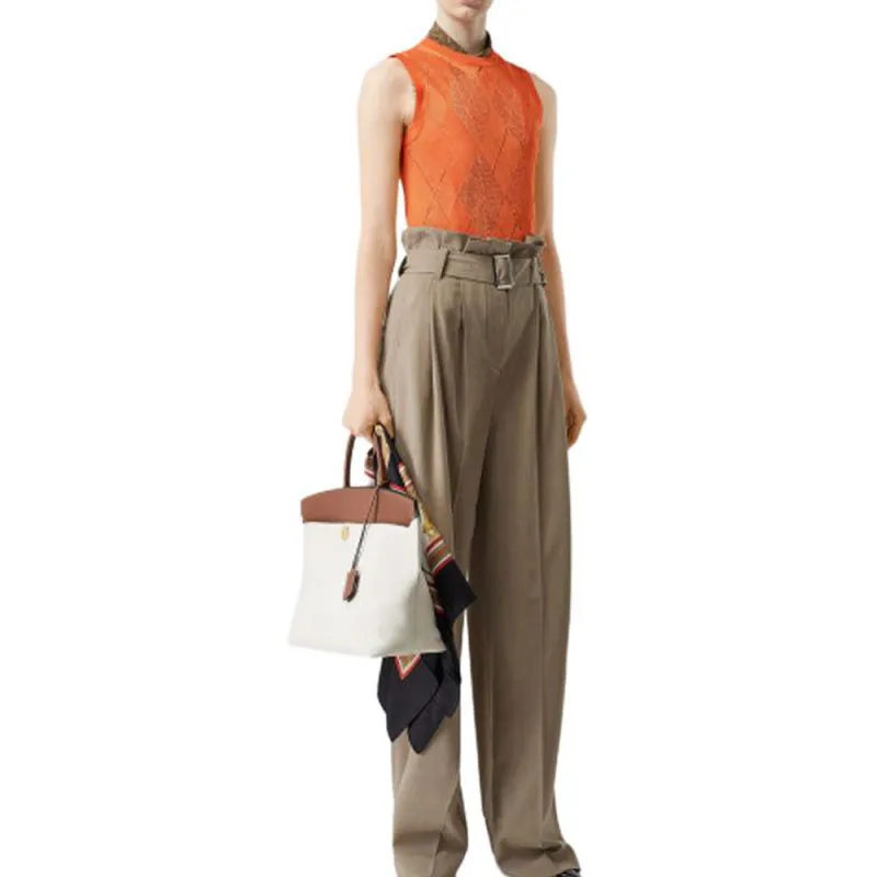 Burberry Tank Tops Women's Orange-2