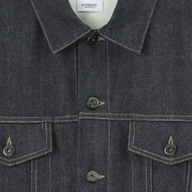 Burberry Logo patch Denim Jacket-6
