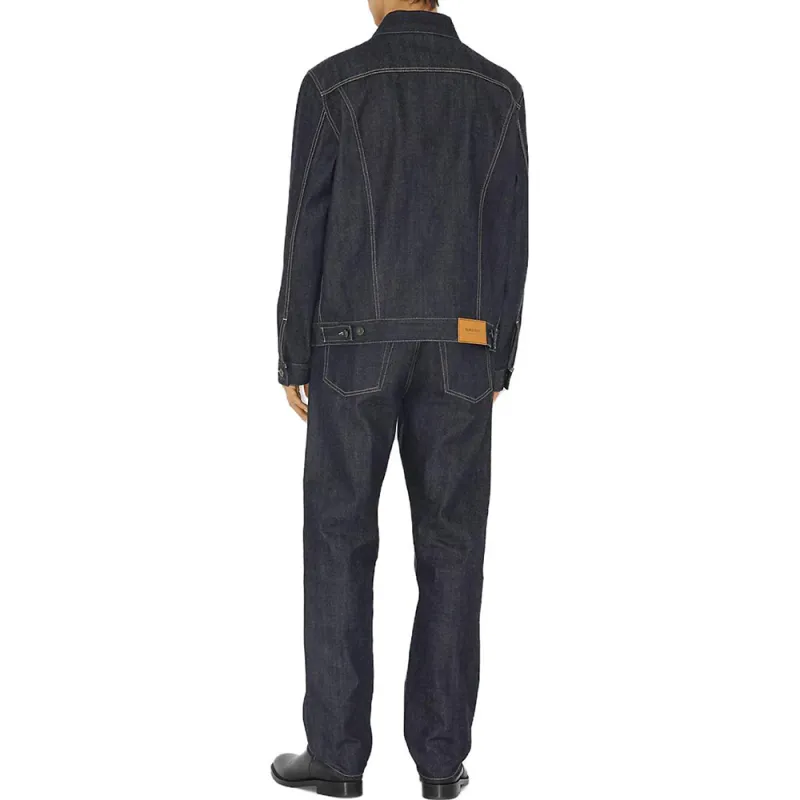 Burberry Logo patch Denim Jacket-3