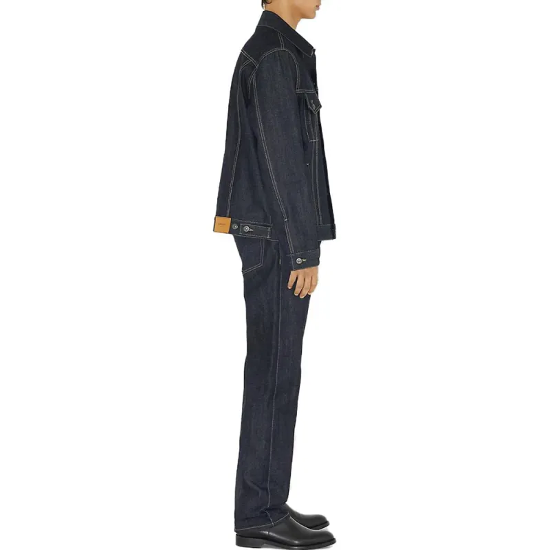 Burberry Logo patch Denim Jacket-4