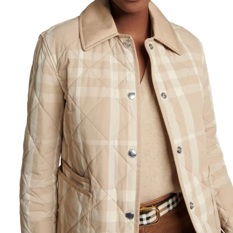 Burberry Jackets Coats Women's Pink-2