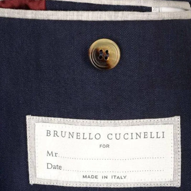Brunello Cucinelli Jackets & Coats Men's Blue Light-4
