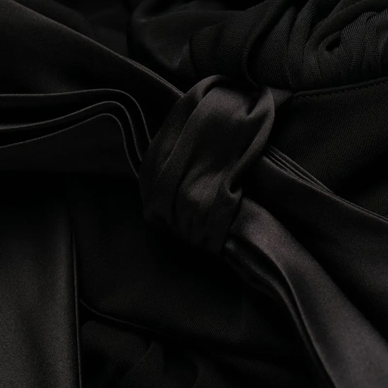 SAINT LAURENT Draped Jersey Mini Dress-5