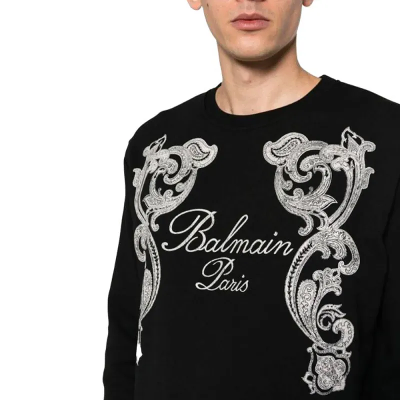 BALMAIN FW23 Sweatshirt Men's Black-3