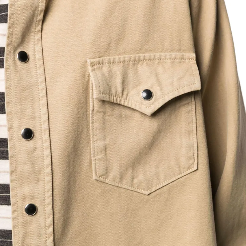 SAINT LAURENT Denim Western Shirt-7