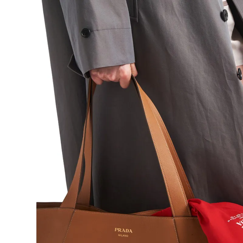 PRADA Maxi Cotton Trench Coat-5