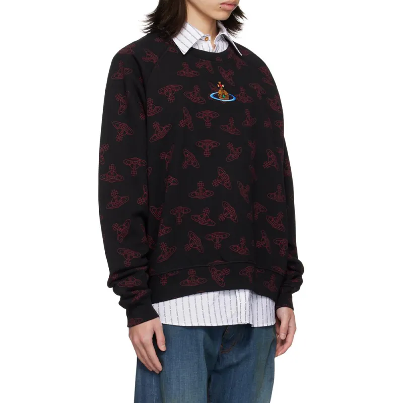 Vivienne Westwood All Over Orb Printed Crewneck Sweatshirt-4