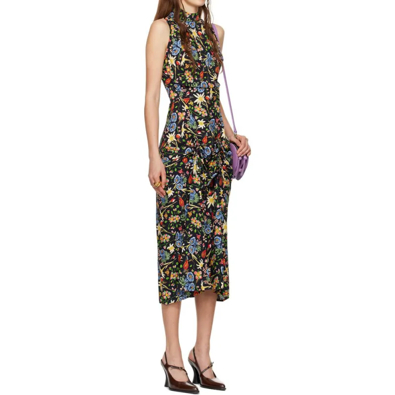 Vivienne Westwood Allover Floral Printed Midi Dress-4