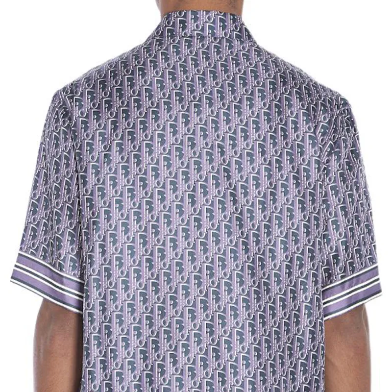 DIOR Shirts Men Blue-4