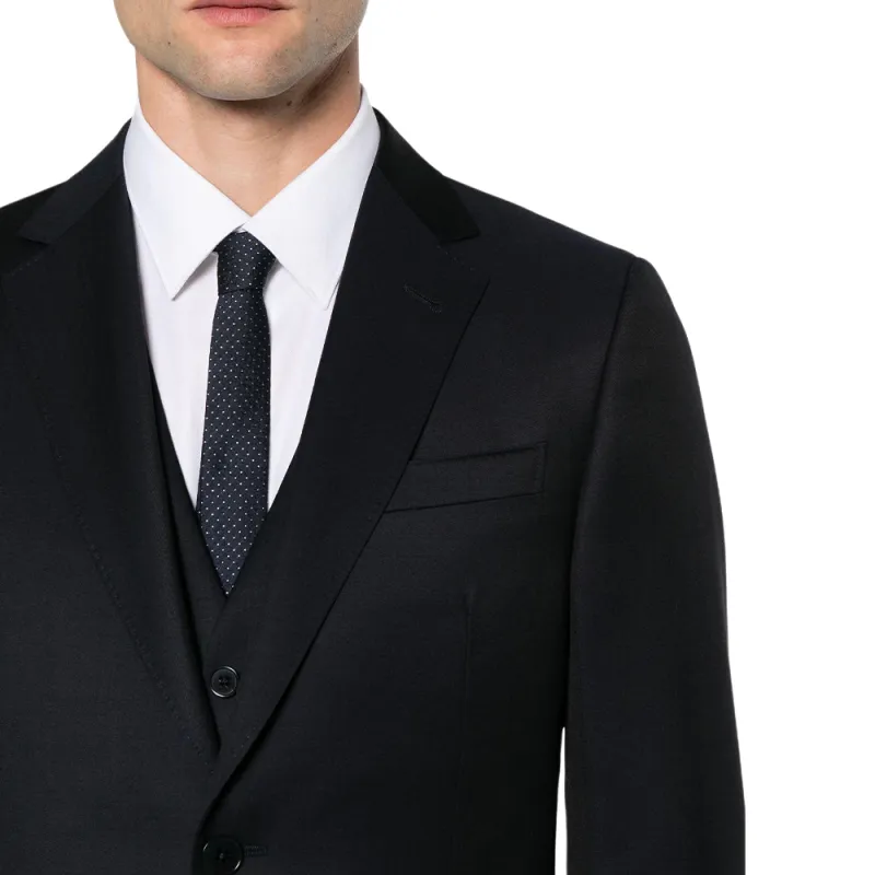 Ermenegildo Zegna Single Breasted Straight Leg Tailored Suit-6