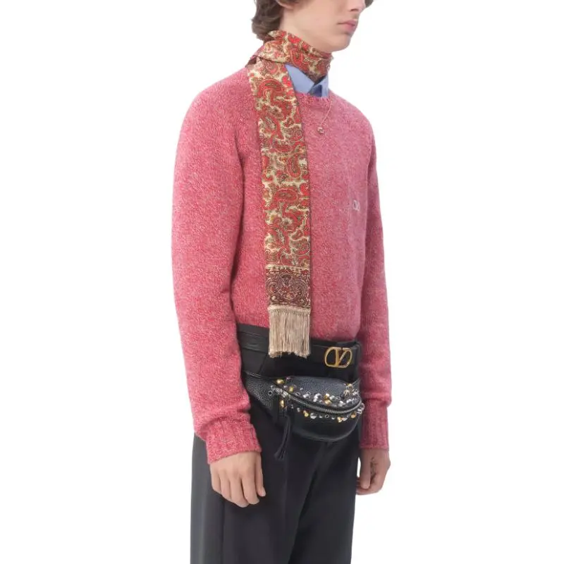 Valentino Sweaters Men Red-4