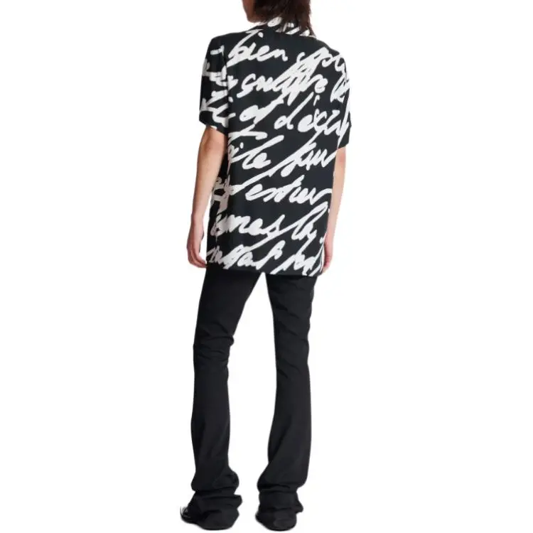 BALMAIN Slogan print Shirt-2