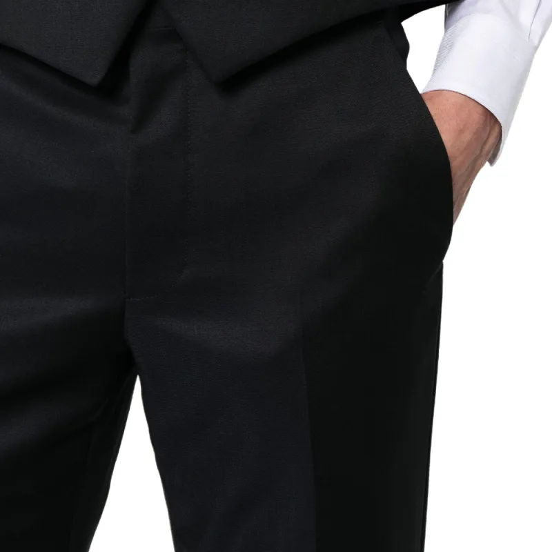 Ermenegildo Zegna Single Breasted Straight Leg Tailored Suit-4
