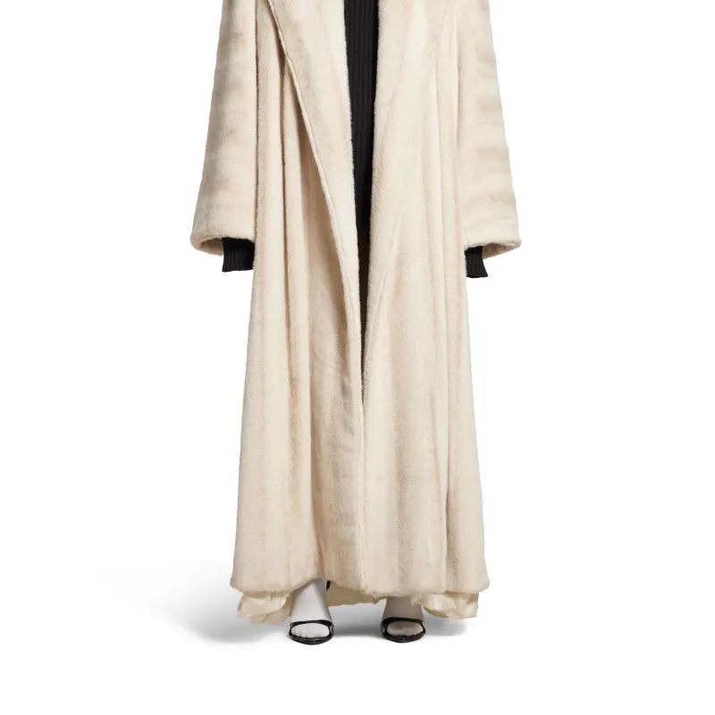 Balenciaga Coats Women's Light Beige-4