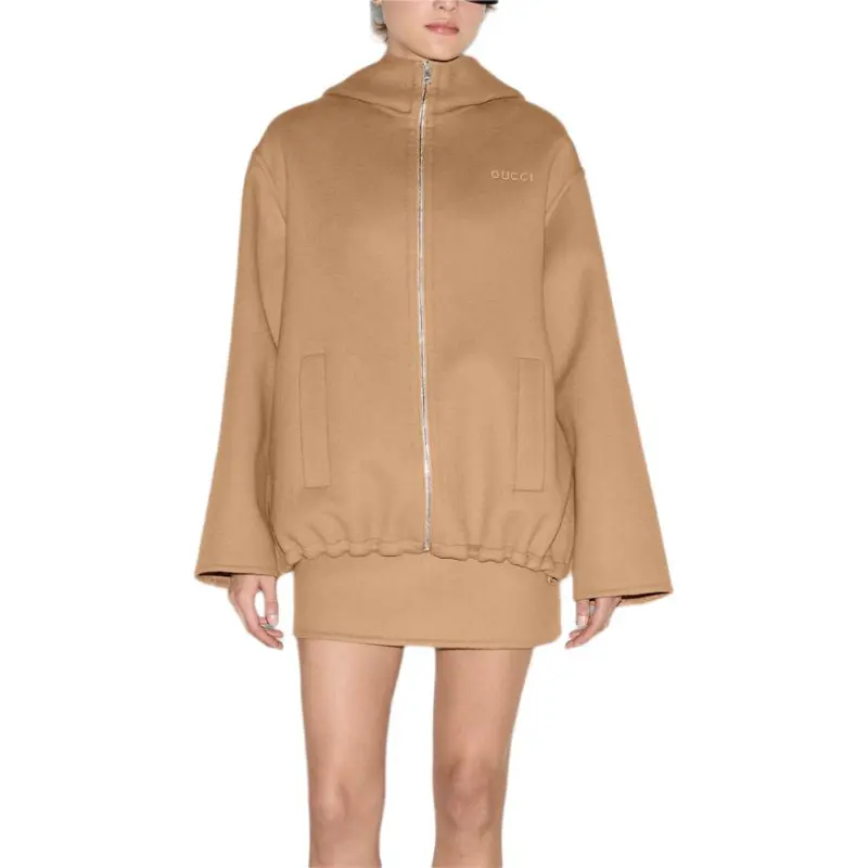 GUCCI Jackets Coats Women's Camel-1