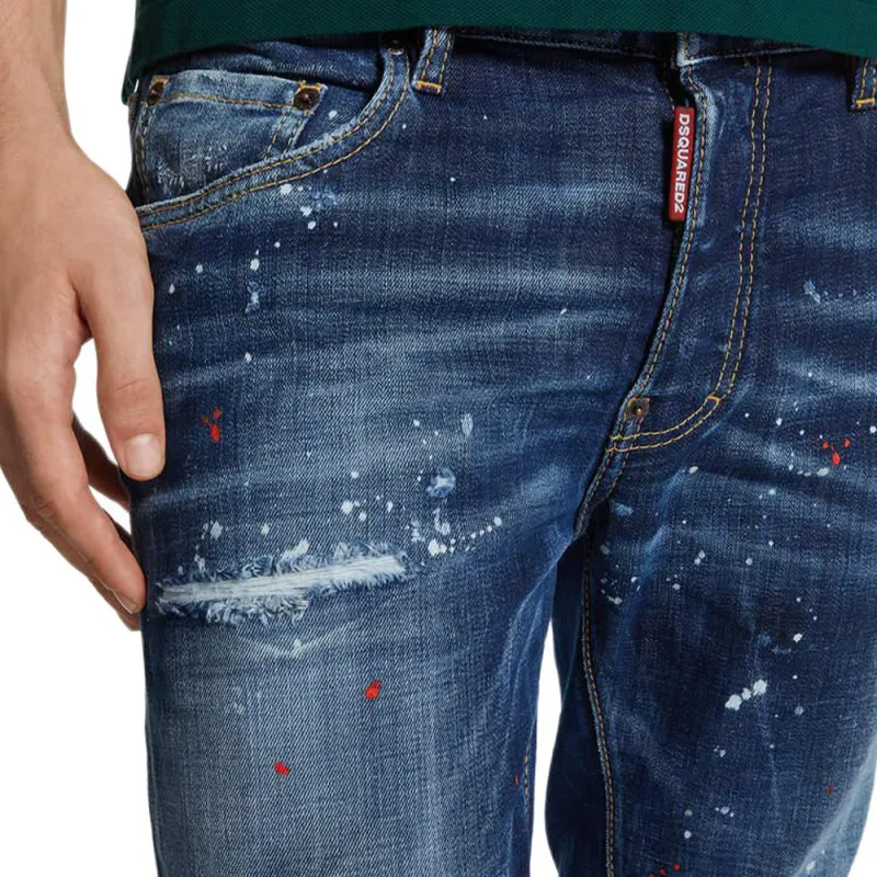DSQUARED 2 Distressed Skinny Jeans-4