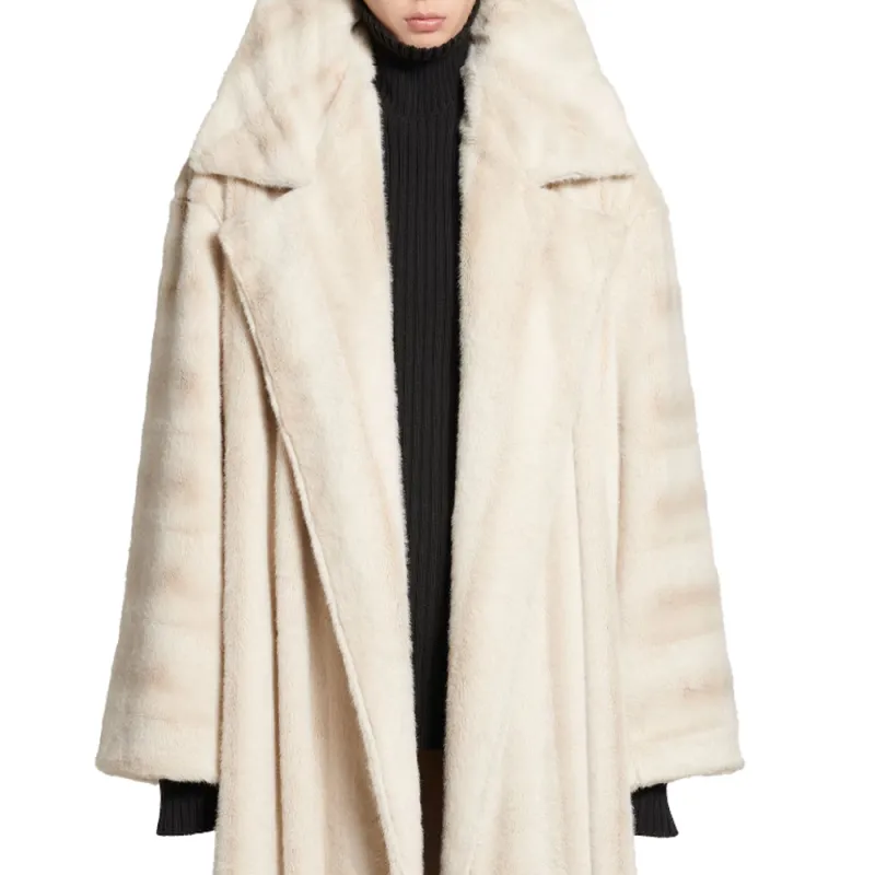 Balenciaga Coats Women's Light Beige-5