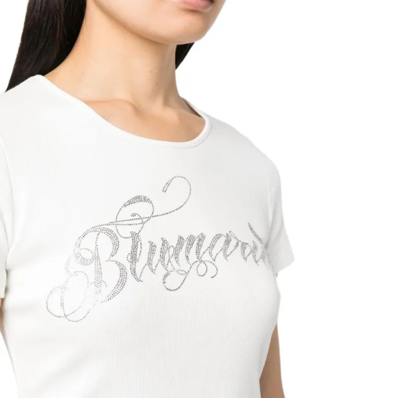 Blumarine Tank Tops Women's Natural White-4