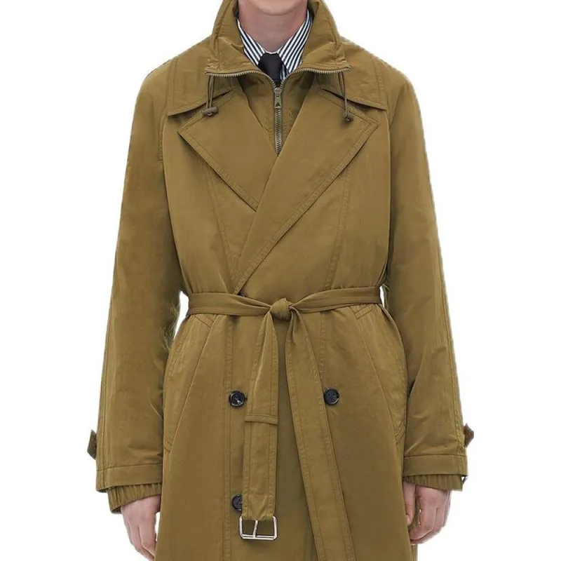 Bottega Veneta Buttoned Trench Coat-5