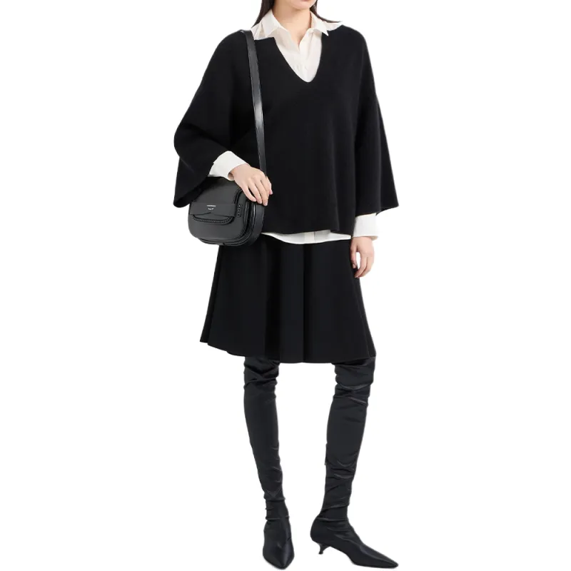 EMPORIO ARMANI Silk Crêpe de Chine Shirt With Pleated Back-3