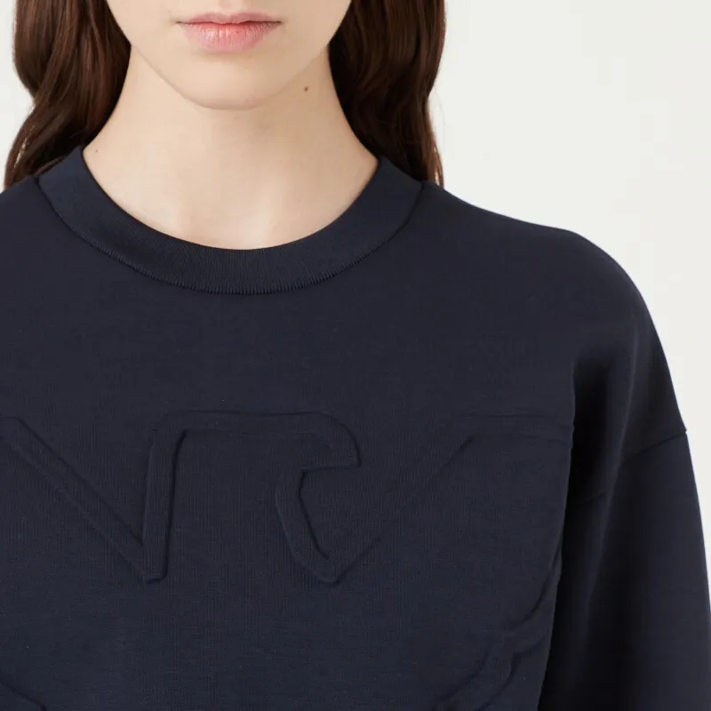 EMPORIO ARMANI Sweatshirts Women's Navy Blue-5