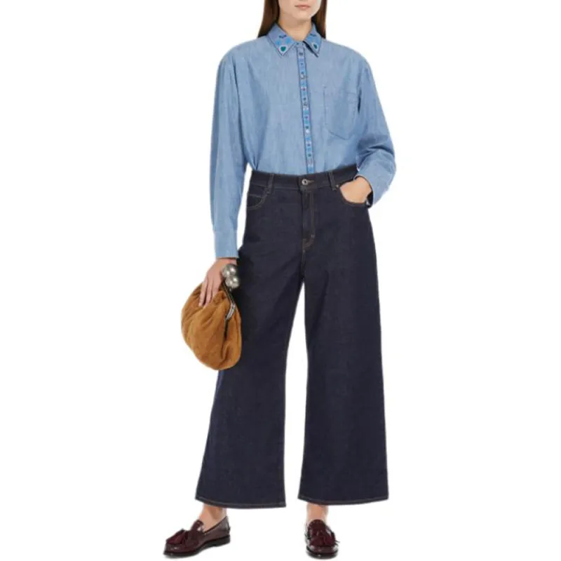 WEEKEND MaxMara Shirt Women's Blue-1