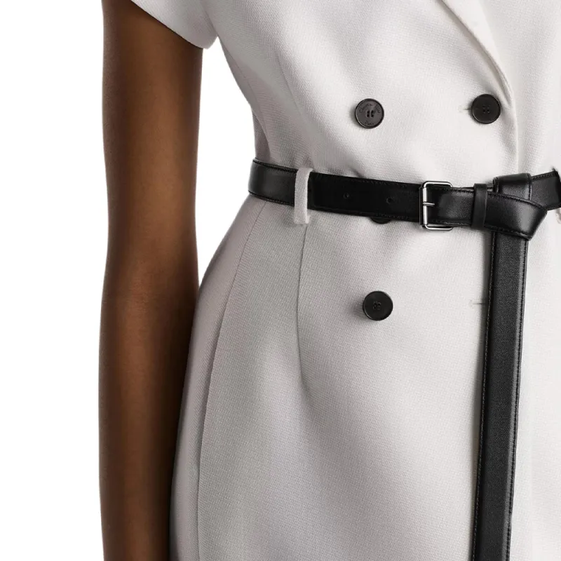 DIOR SS25 Spring Summer Ready to Wear Collection Short Sleeved Dress Women's White-3