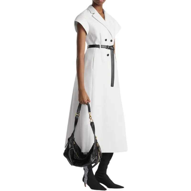 DIOR SS25 Spring Summer Ready to Wear Collection Short Sleeved Dress Women's White-2