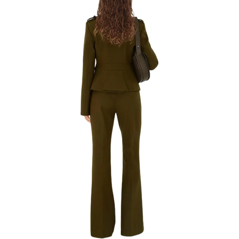 Burberry SS25 Casual Pants Women's Green-2