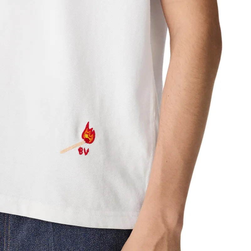 Bottega Veneta Match Embroidered Crewneck T Shirt-4