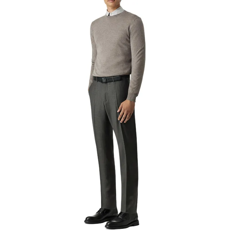 Canali Suit Trousers Men Gray-1