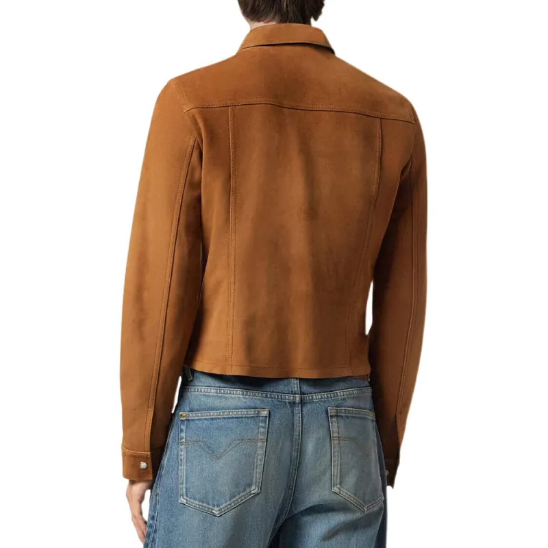 VERSACE Suede Overshirt-3