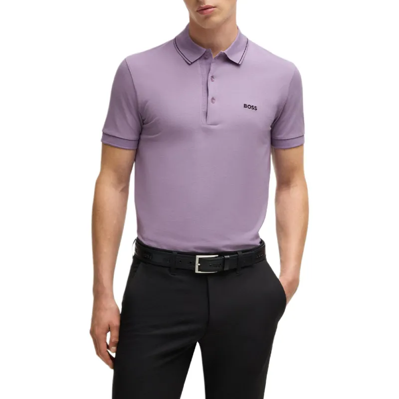 HUGO BOSS Polo Shirt Men's Light Purple-2