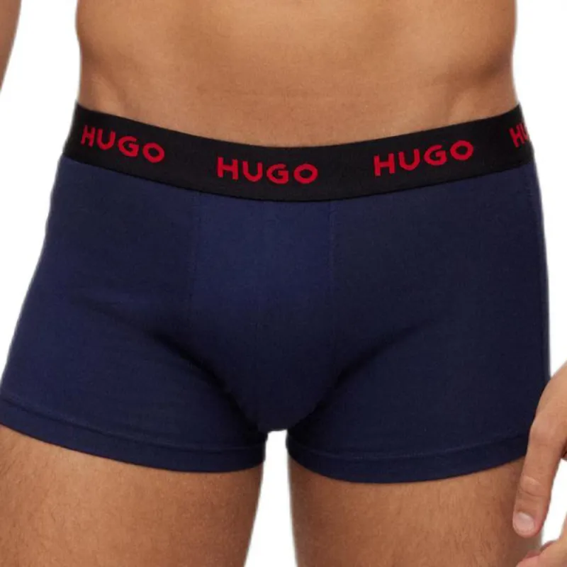 HUGO BOSS Logo-waistband Boxers Set Of Three-1