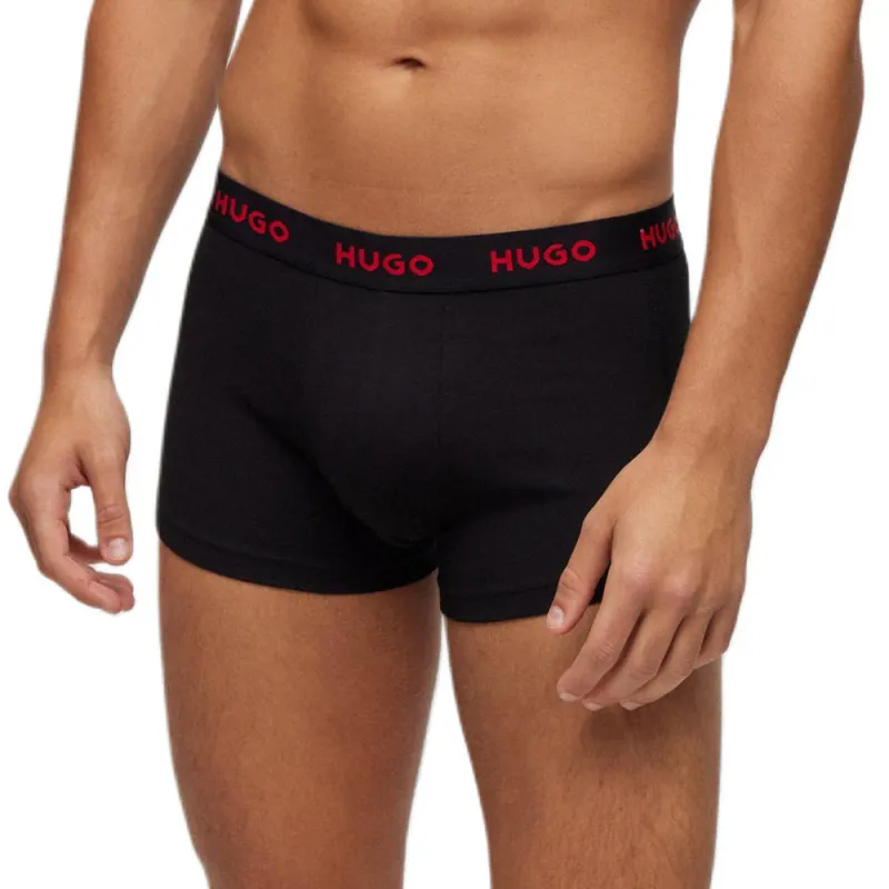 HUGO BOSS Logo-waistband Boxers Set Of Three-2