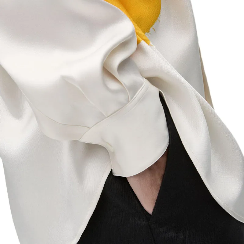 LOEWE SS25 Shirt Men's White Green Orange-4