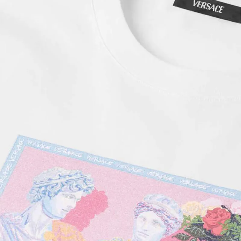 VERSACE Graphic print T shirt-4