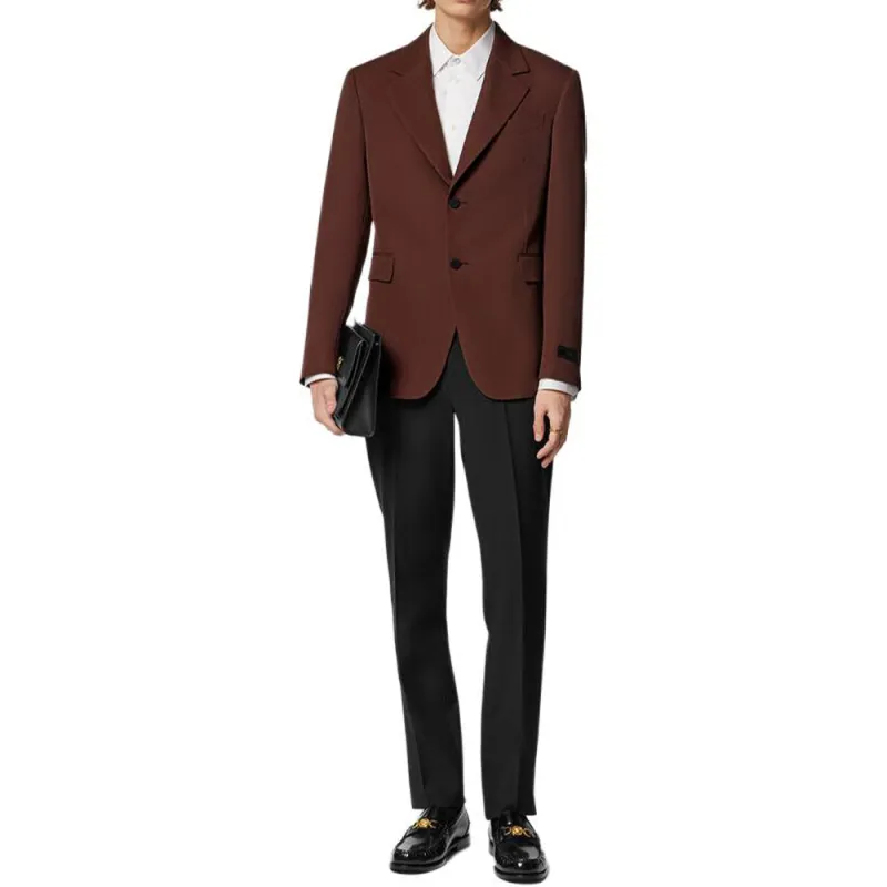 VERSACE Single Breasted Tailored Blazer-1