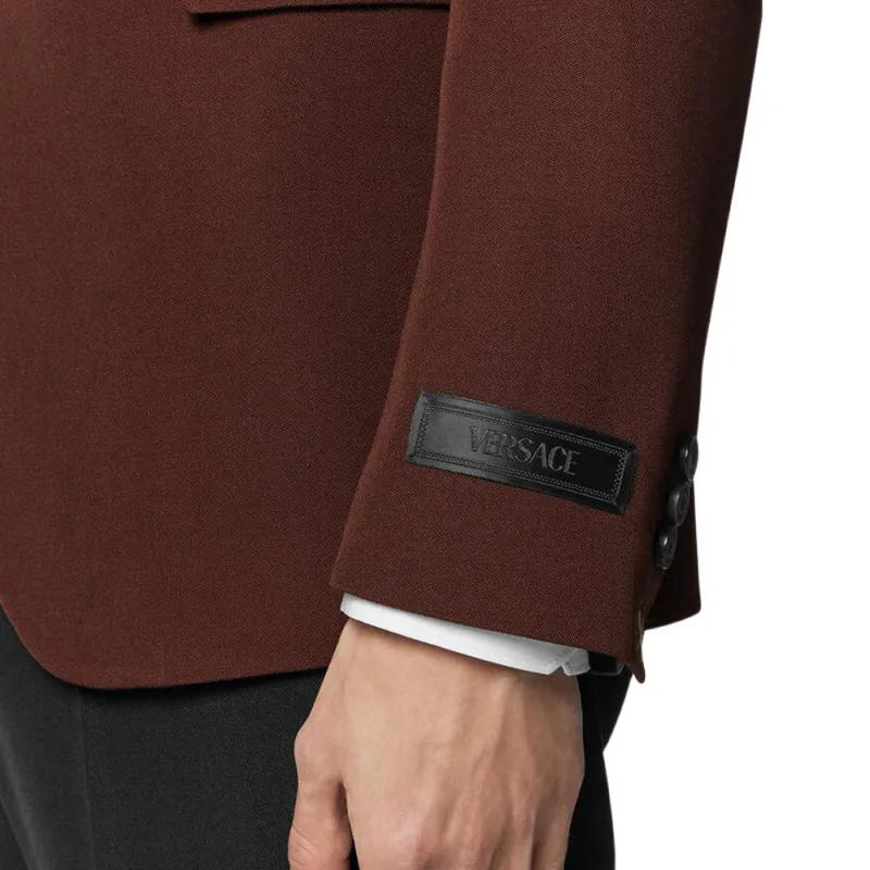 VERSACE Single Breasted Tailored Blazer-4