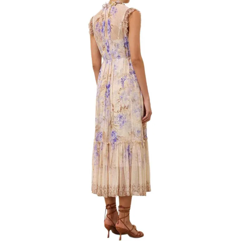Zimmermann Dawning Flutter Midi Dress-2